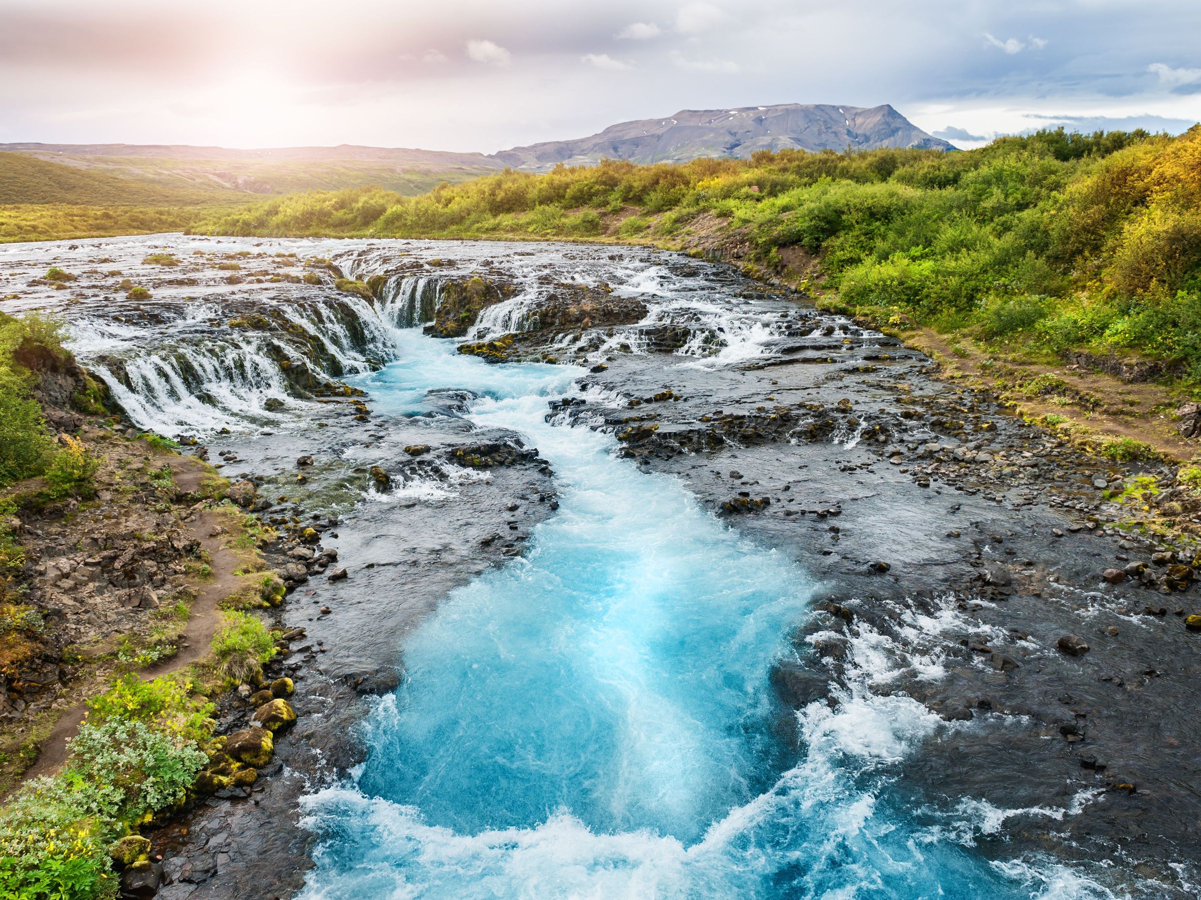 Vista aérea de Bruarfoss