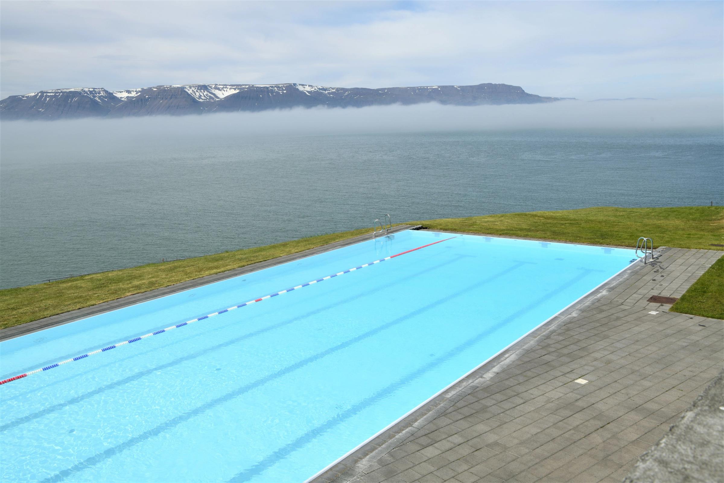 outdoor swimming pool in Iceland