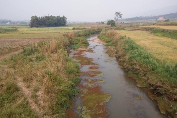 Húsá river in Iceland View of the Húsá river in Iceland