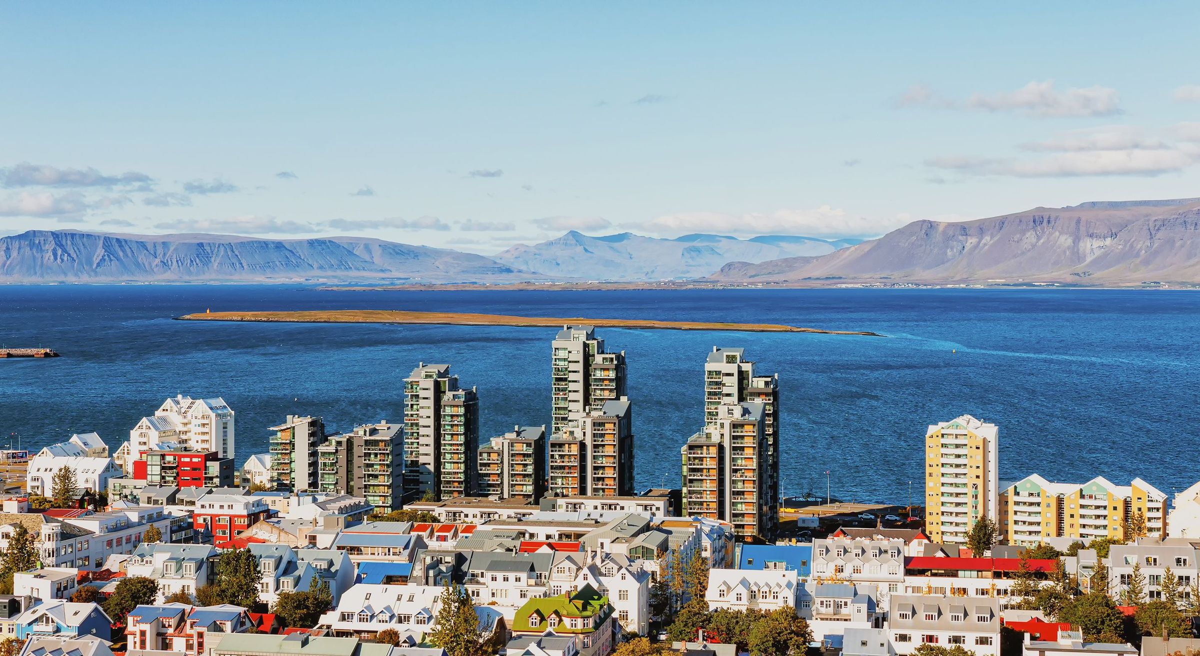 La costa de Reykjavik