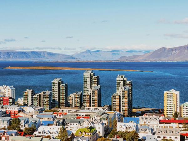La costa de Reykjavik