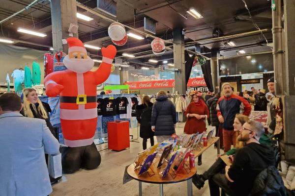 Mercadillo Kolaportið en Navidad