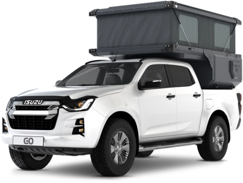 Una autocaravana blanca de Go Campers Iceland