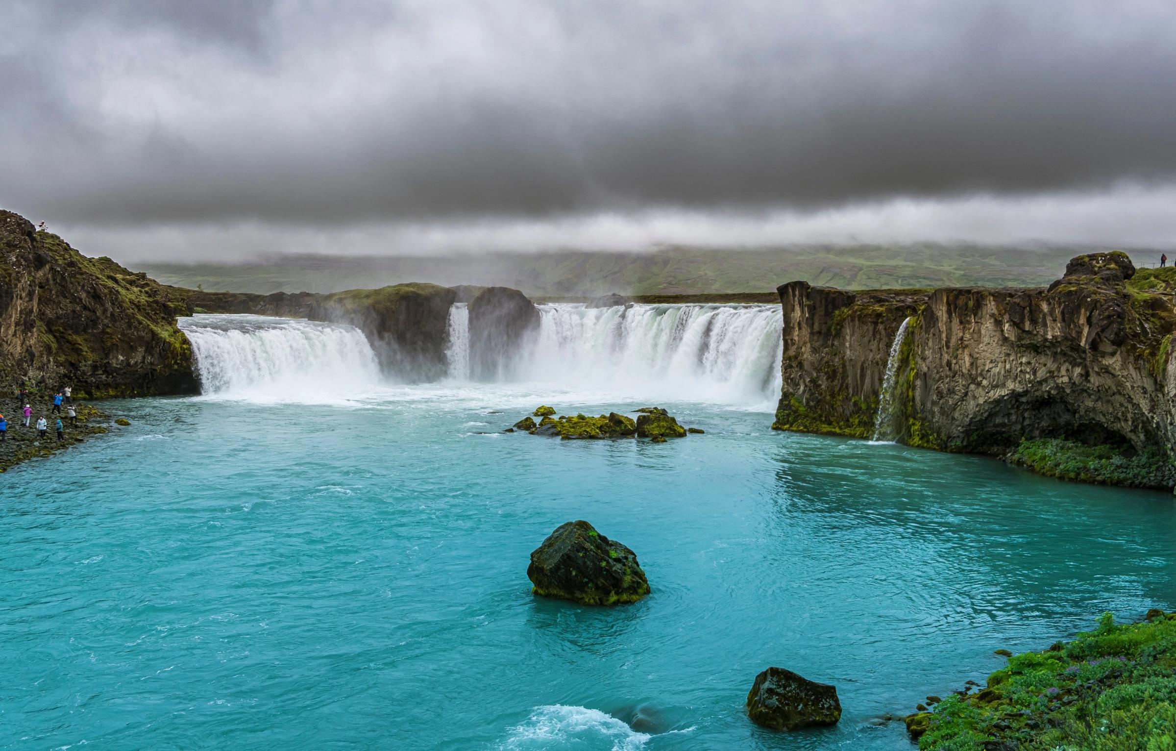 Godafoss waterfall in North Iceland
