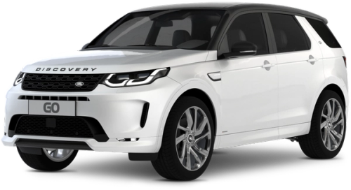 Land Rover Discovery Sport 4x4 SUV de Luxo Um Land Rover Discovery Sport 4x4 branco é mostrado em um fundo transparente