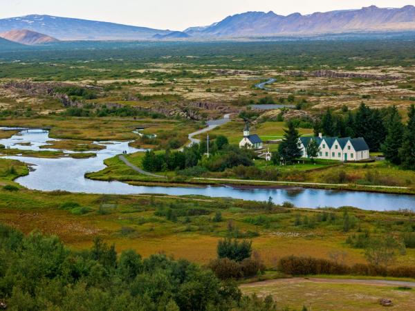 Vista panorámica del Parque Nacioanl Thingvellir