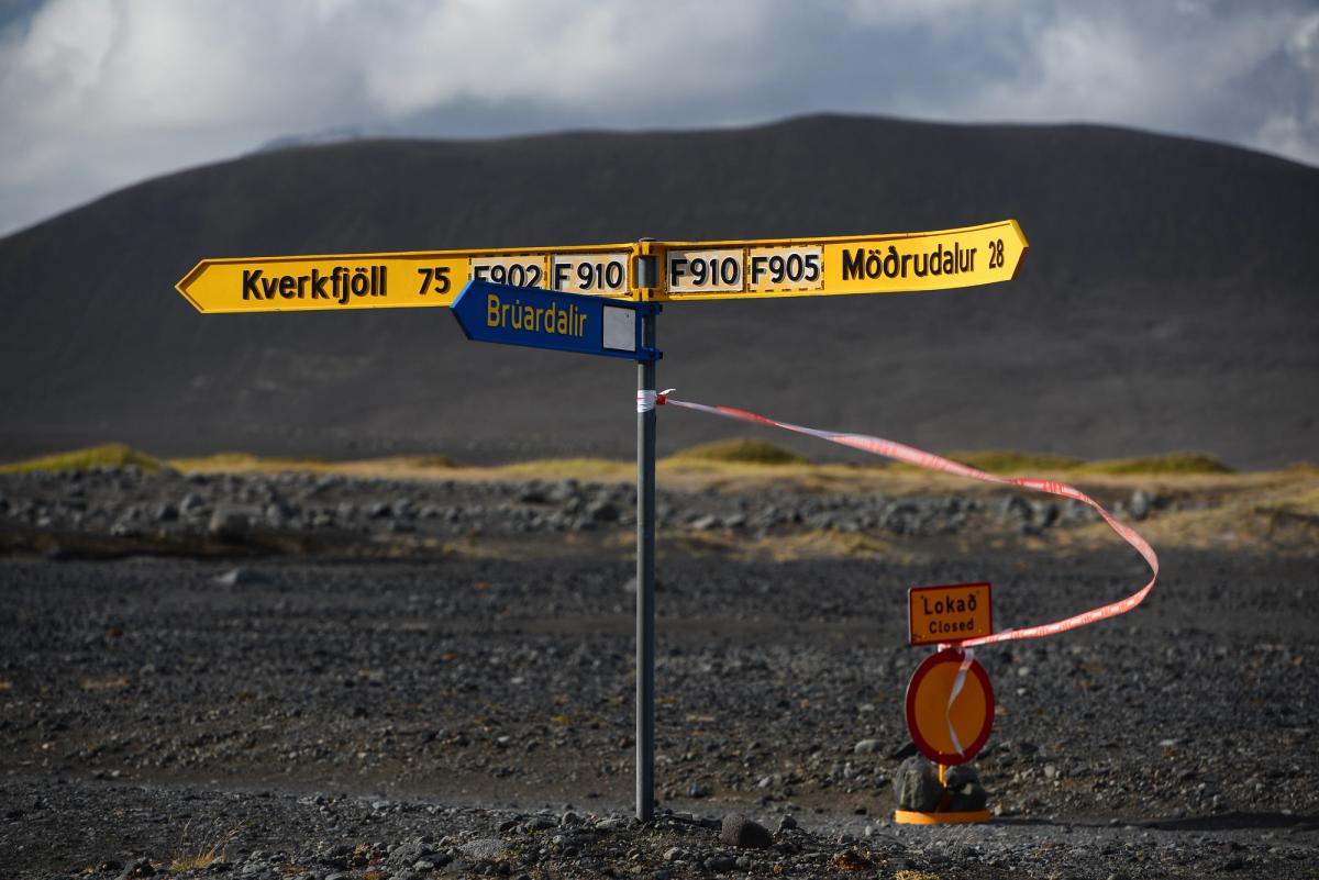 Carterles de Carreteras F en Islandia