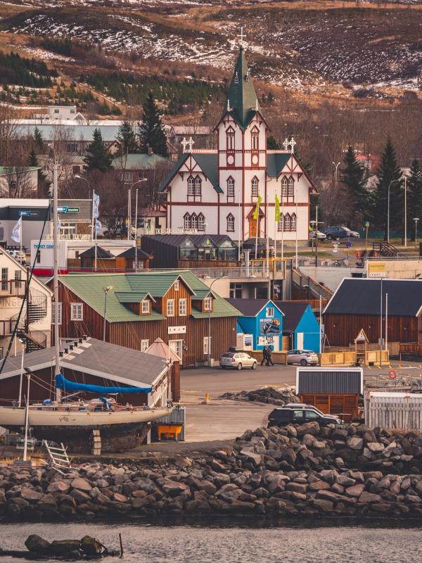 Húsavik por la tarde