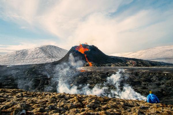 Volcán Fagradalsfjall, Islandia