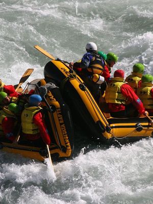 Activities in Iceland for Adrenaline Junkies Friends River rafting Iceland in a crazy water