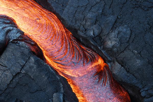 molten lava