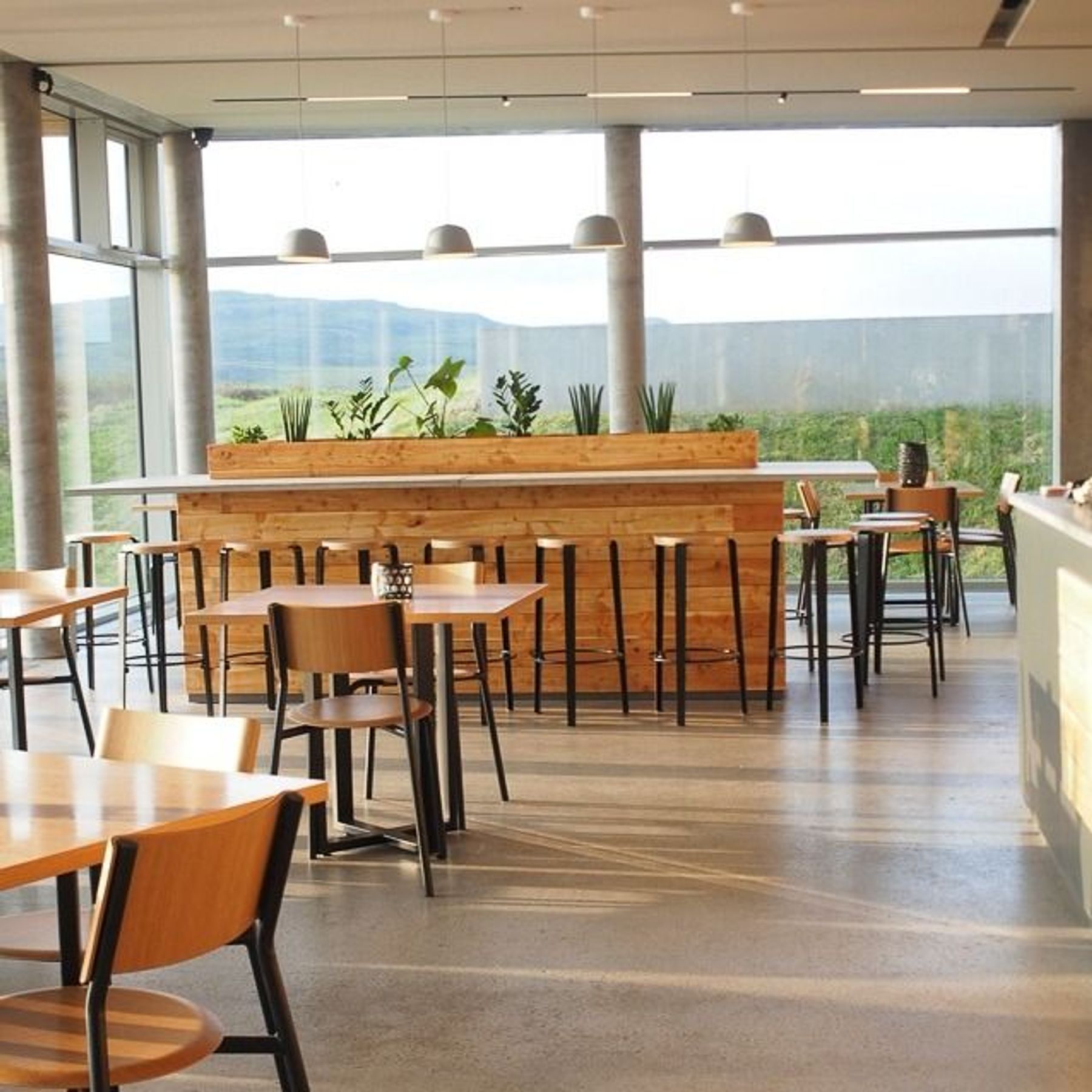 Vök Baths' restaurant