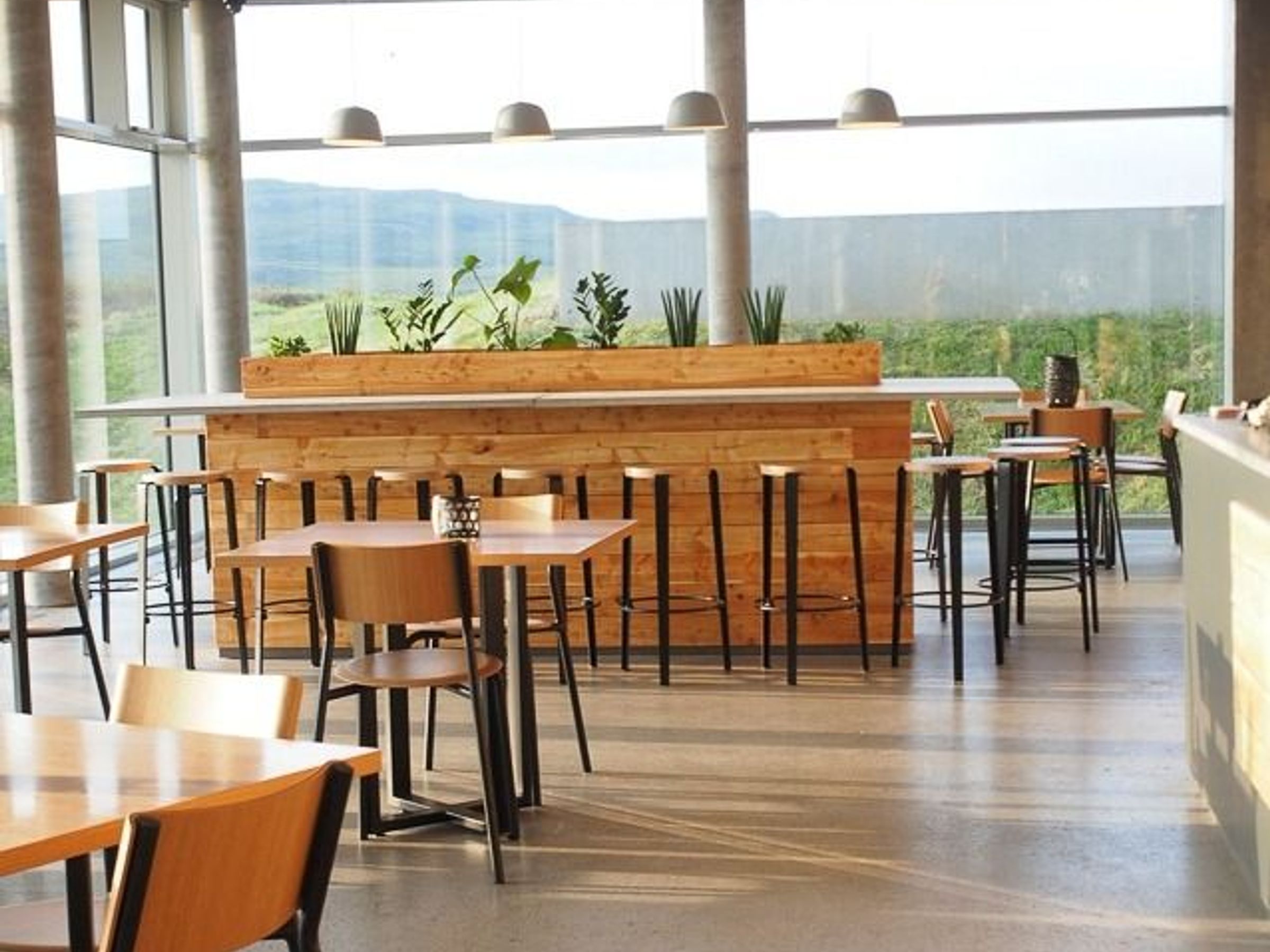 Vök Baths' restaurant