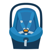 Child seat 0-13kg+ for rent with Go Campers