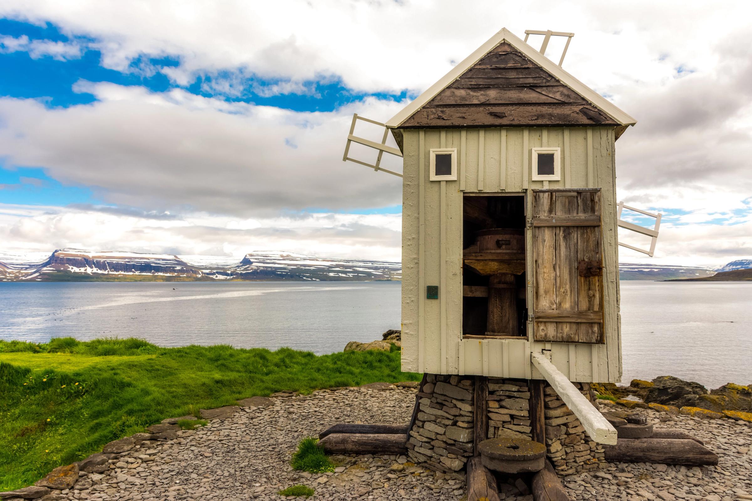 Windmill in Vigur Island