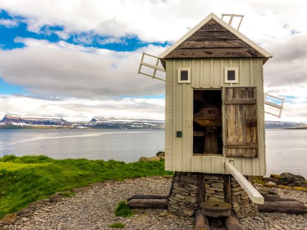 Windmill in Vigur Island