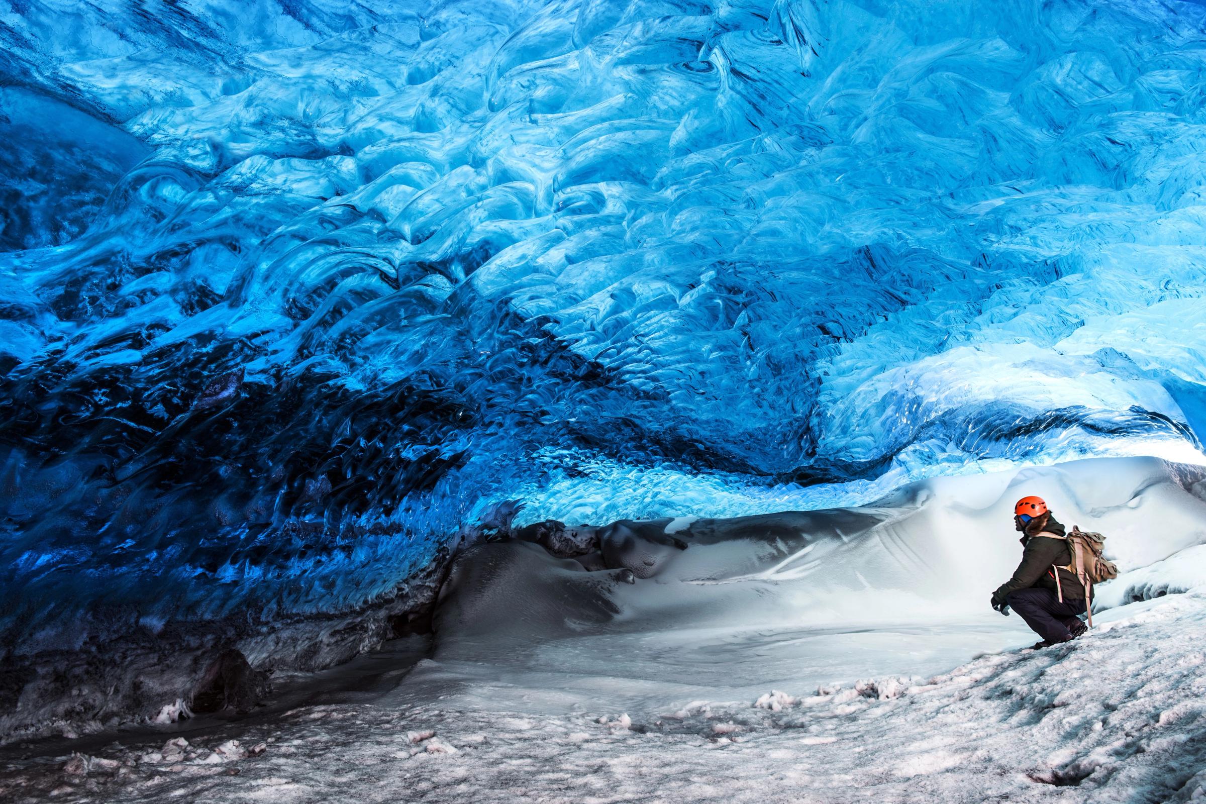 Ice cave in Iceland