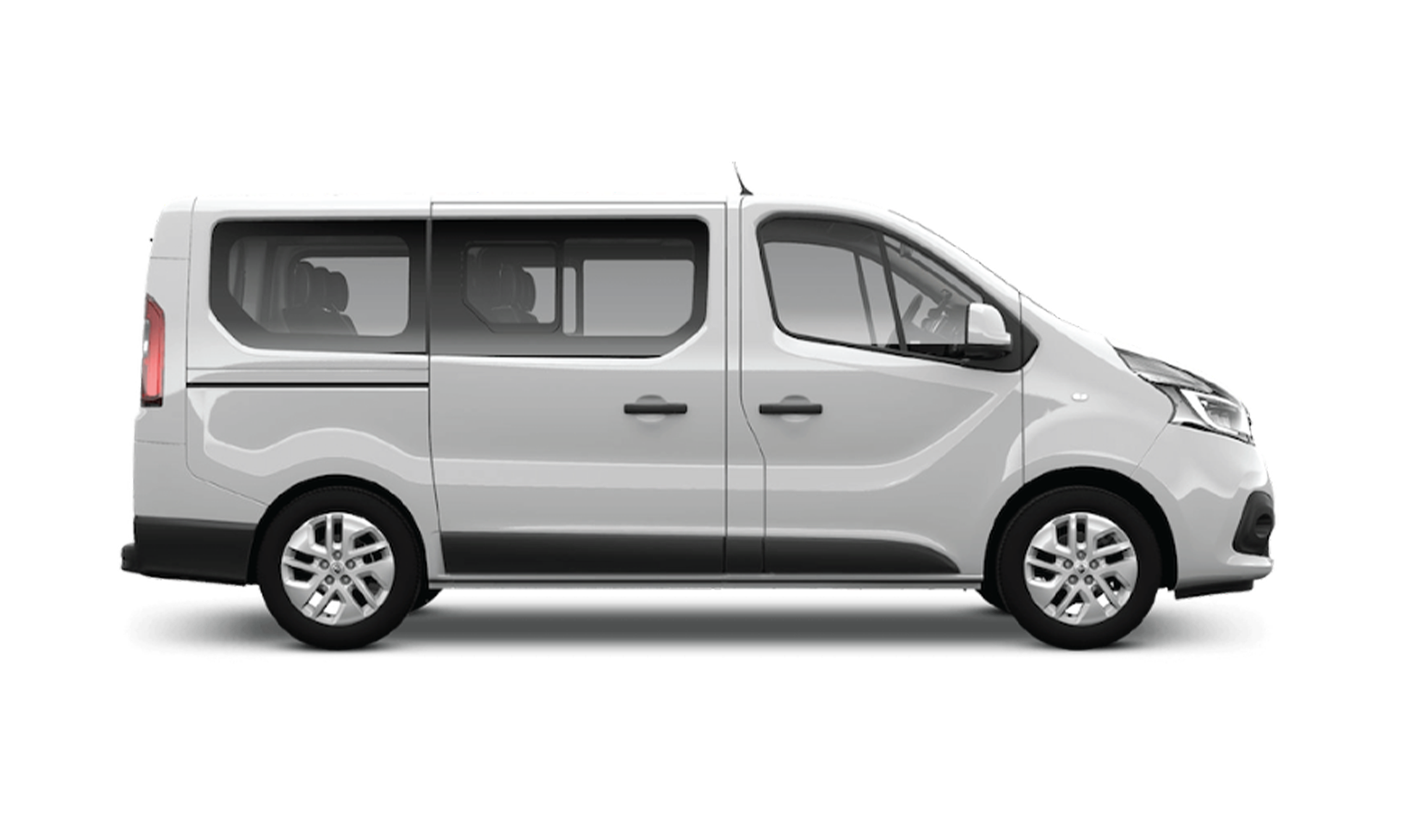 White 9 seater Best Family Minivan Renault Trafic