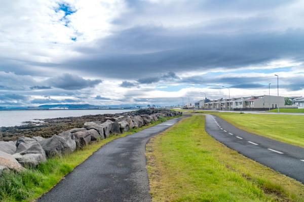 a path that runs next to the water