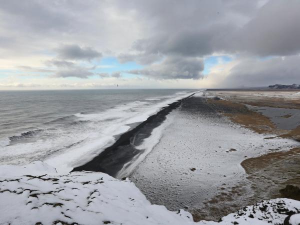 Dyrhólaey Peninsula in winter