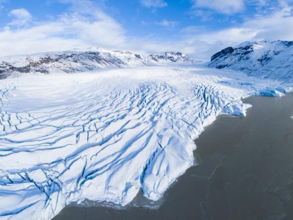Skaftafellsjokull during winter