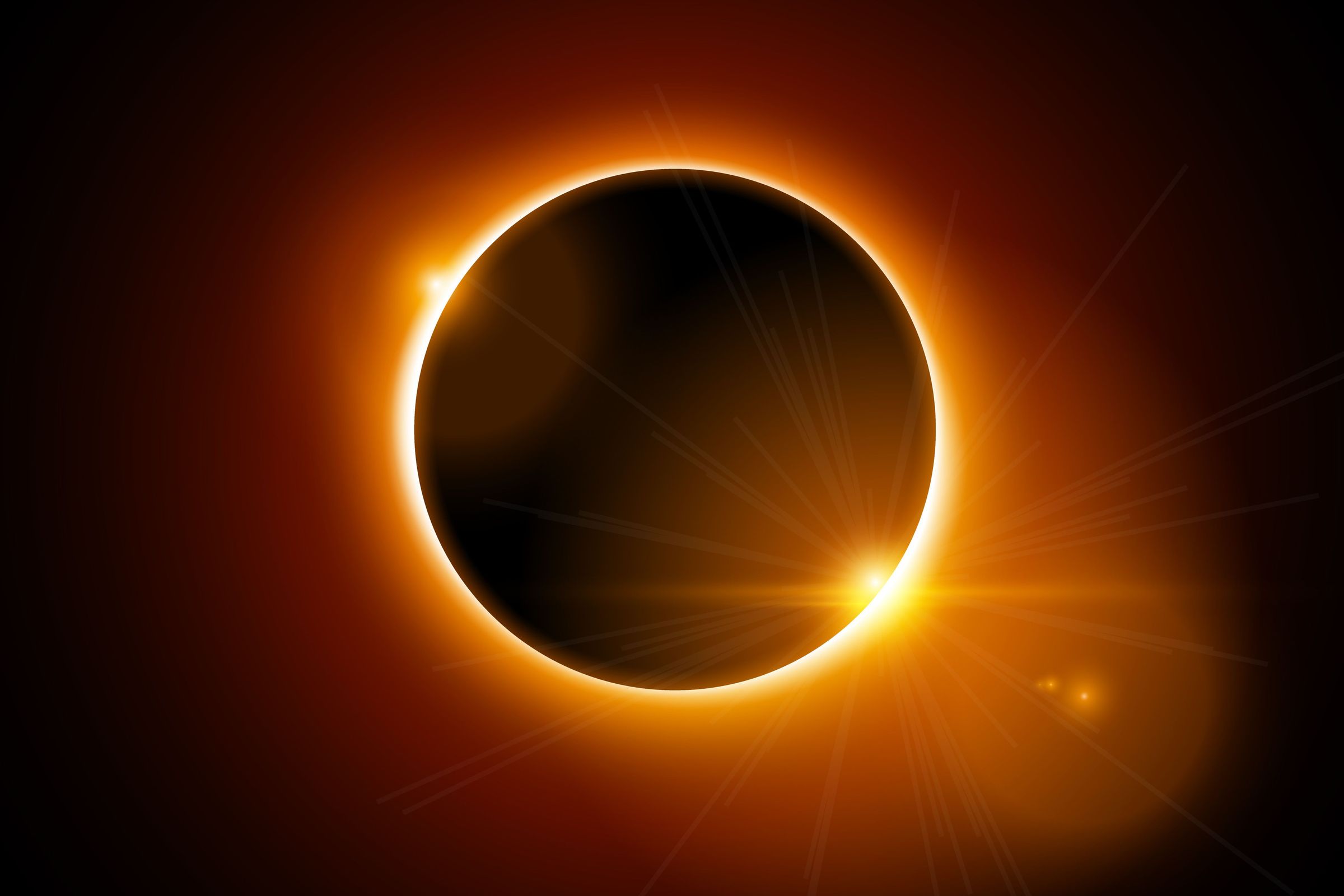 Solar eclipse in Iceland