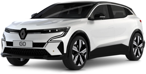 Leigubíll Renault Megane (rafmagnsbíll) á Íslandi hjá Go Car R Bílaleiga á Íslandi, Renault Megane (rafmagnsbíll)