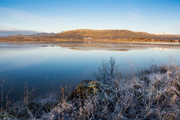 lake Apavatn in Iceland View on the lake Apavatn in Iceland
