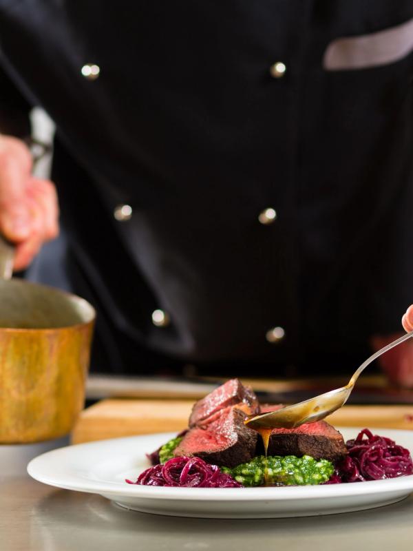 Best restaurants in Akureyri in Iceland akureyri restaurants: a cook making a very reasonable price amazing food as a main course