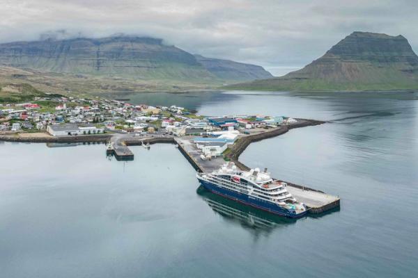 Aerial view of Grundarfjörður