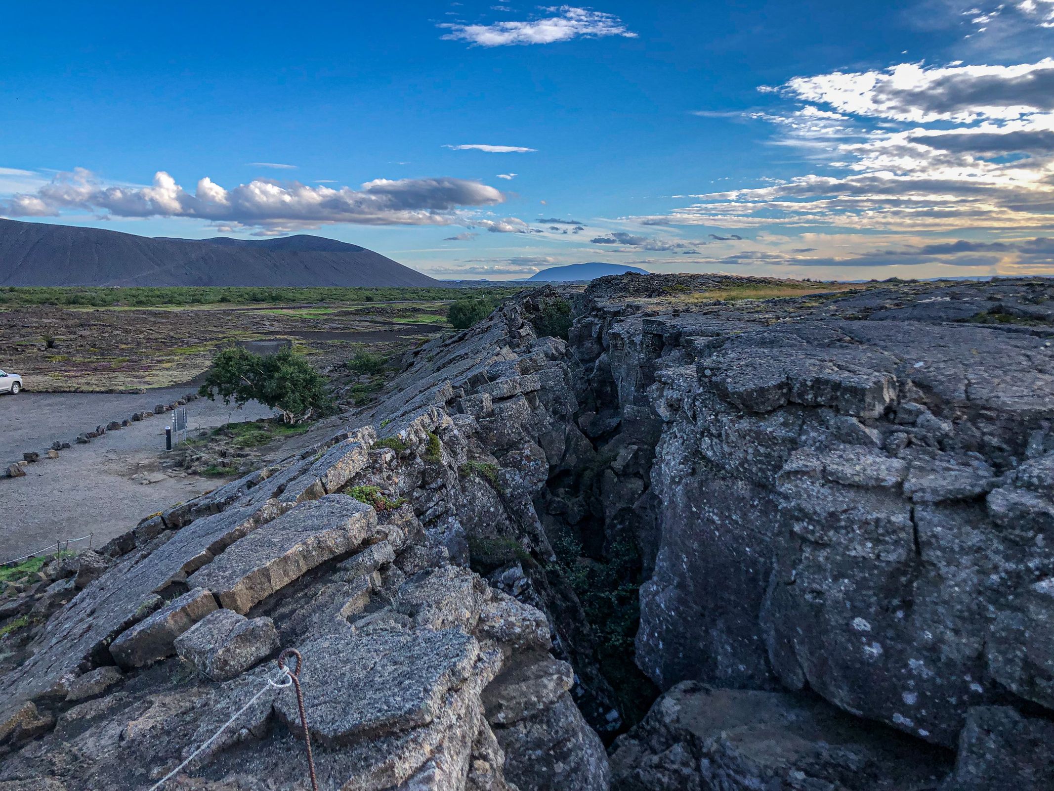 Tectonic plates in Iceland