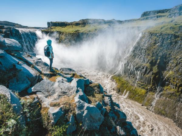 Detifoss on a sunny day