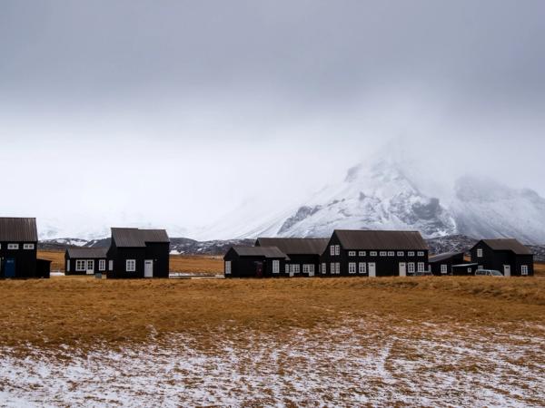 Casas en Hellnar, Islandia