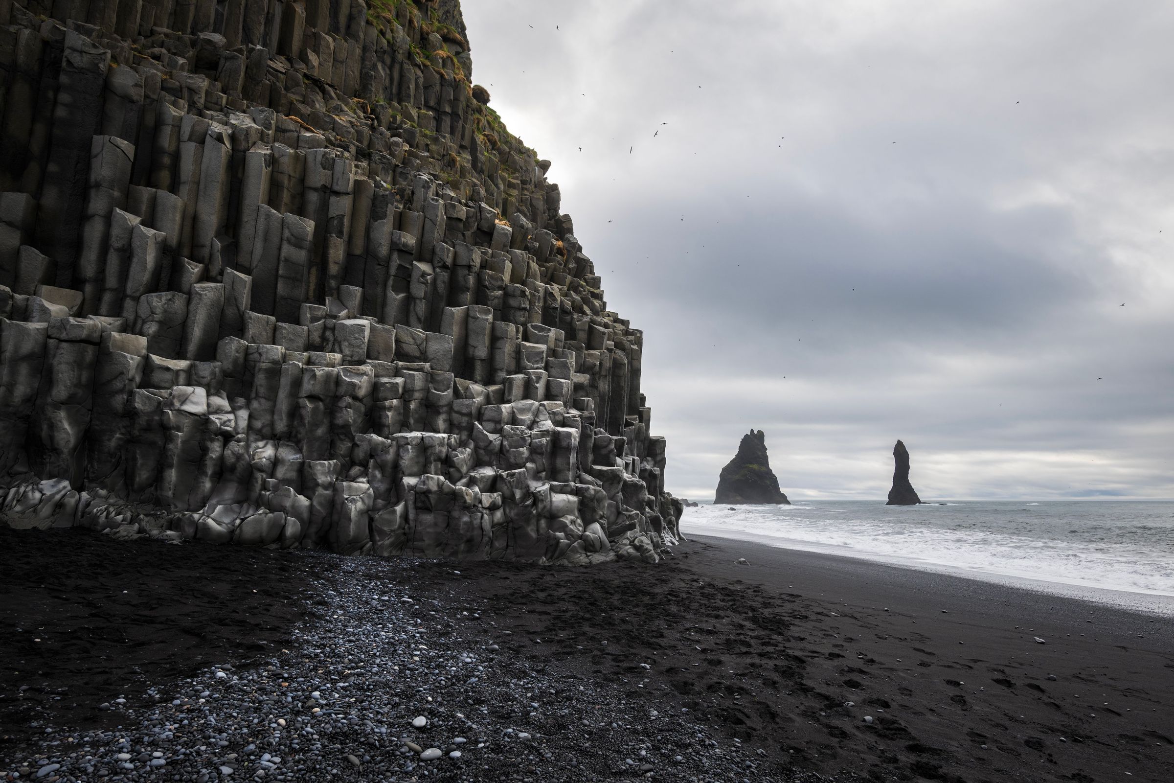 Columnas de basalto en Reynisfjara