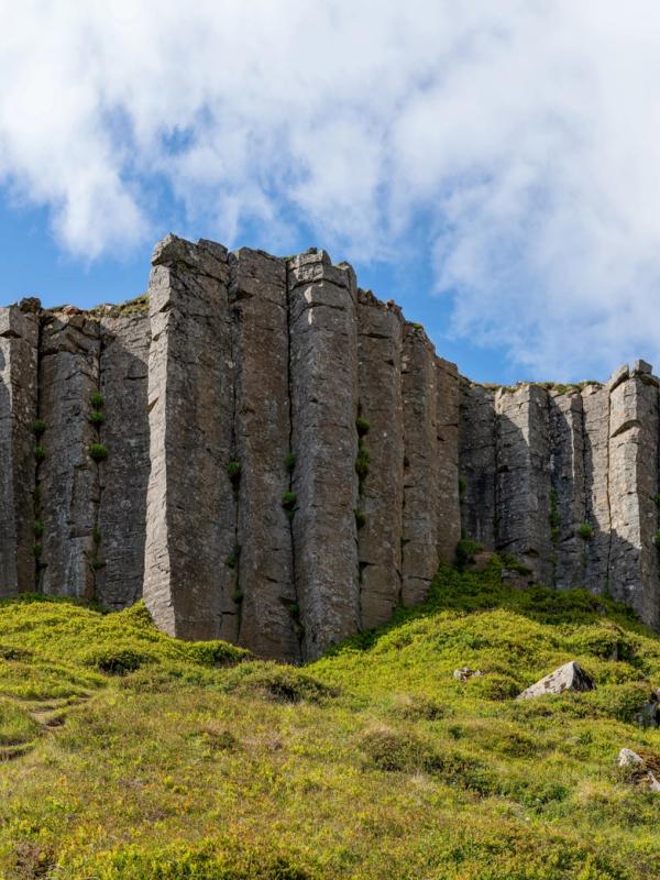 Gerduberg Cliffs Gerduberg Cliffs basalt columns on the Snaefellsnes Peninsula in Iceland