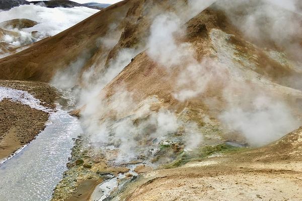 Hveradallir in Iceland F-road F735 - Hveradallir in Iceland