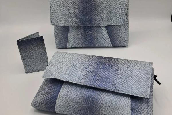 Fish leather bags and wallets from Iceland