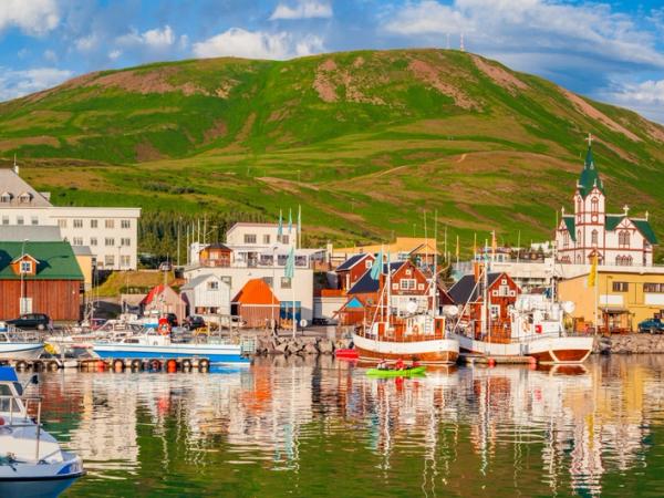 Husavik Harbor, North Iceland