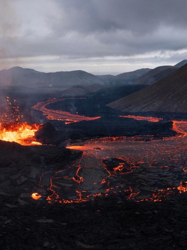 Litli-Hrútur Volcano lava field, Iceland