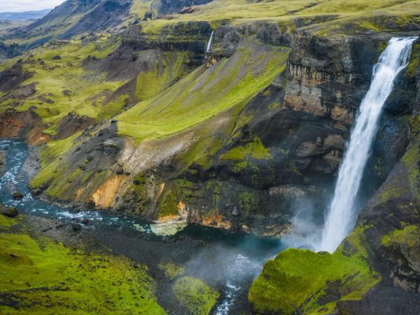 Gorge with Granni waterfall