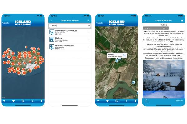 Entdecken Sie Island mit der Island Road Guide App