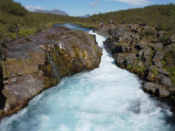 Hlauptungufoss Waterfall
