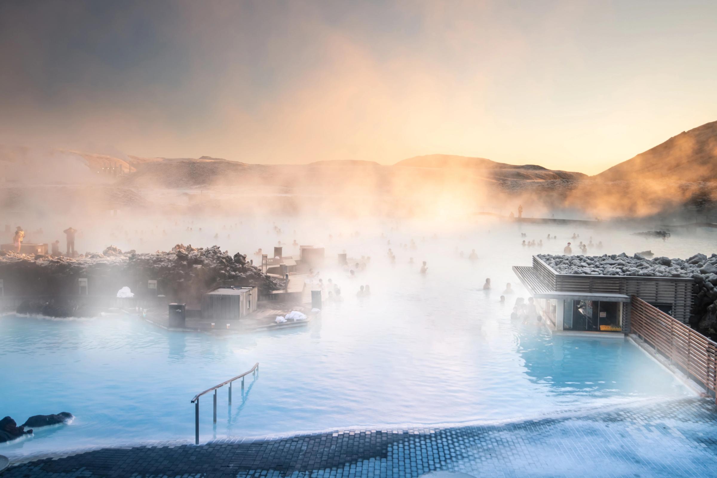 Bar dentro del Blue Lagoon