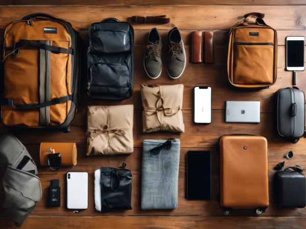 Clothes prepared to be packed