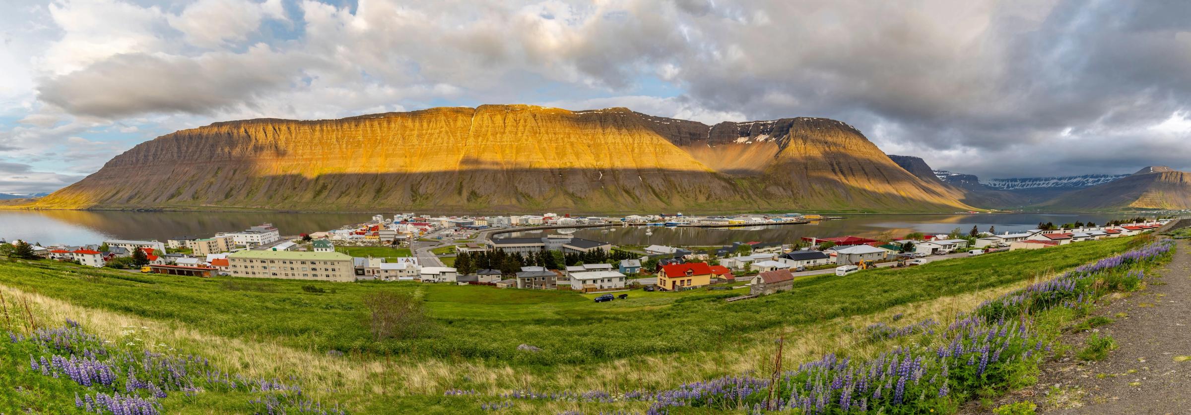 Panoramic of Ísafjörður