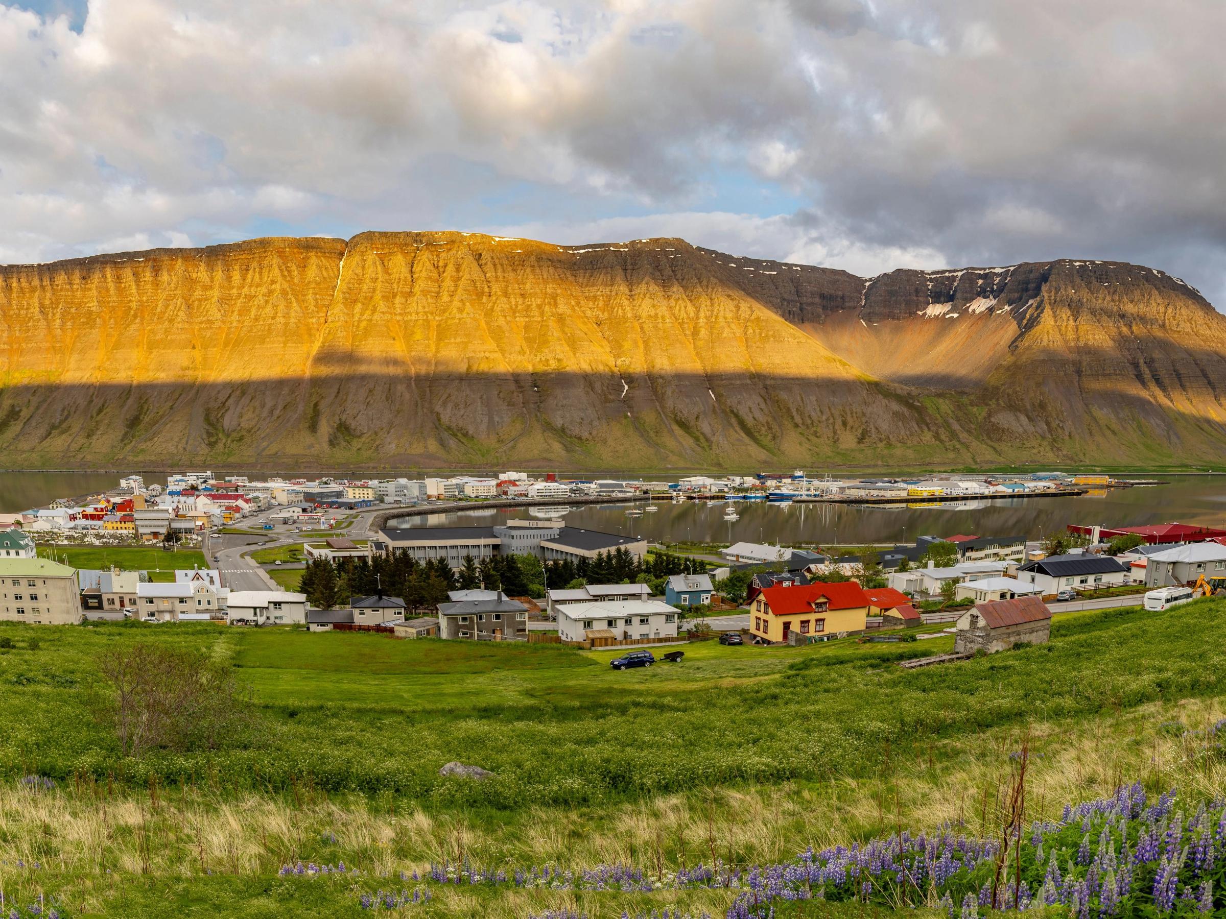 Panoramic of Ísafjörður