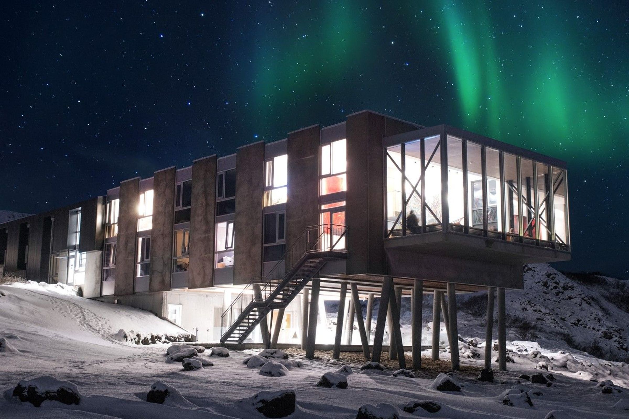 ION Adventure Hotel under the northern lights