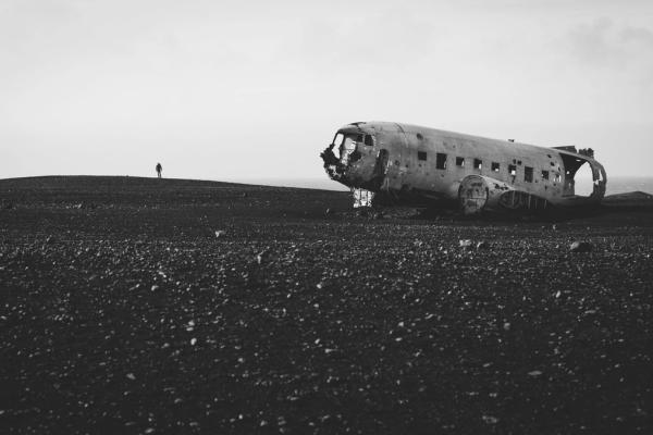 Sólheimasandur, Iceland Near Vik, the Sólheimasandur beach is fabulous thanks to a crash plane