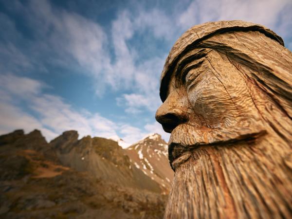 Wooden viking, Iceland