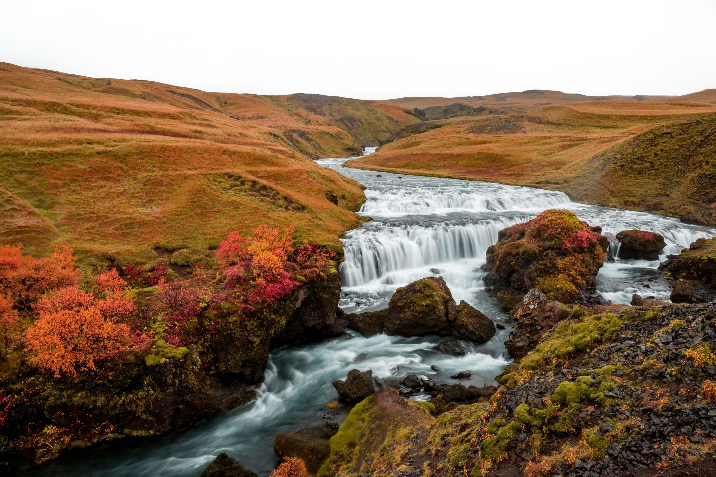 October landscape in Iceland
